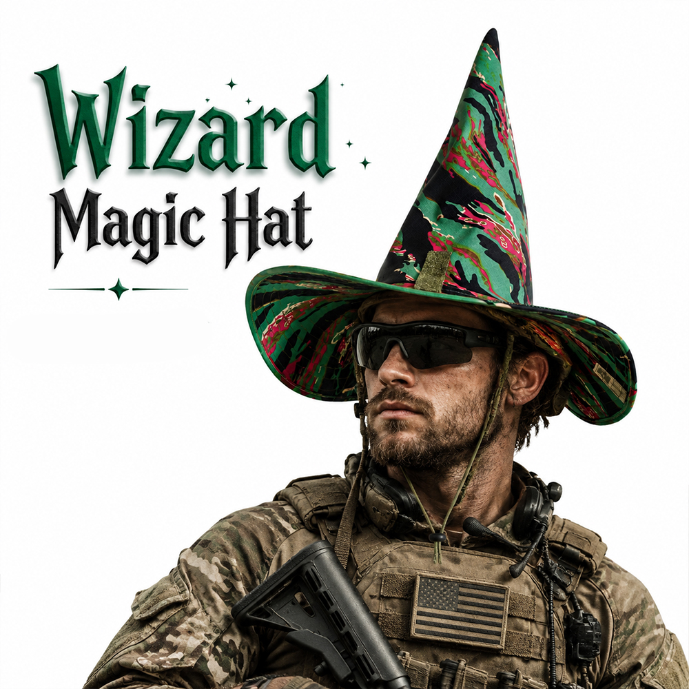 Boonie Hat Tactical - Tactical Camouflage Magic Hat Airsoft Wide-Brimmed