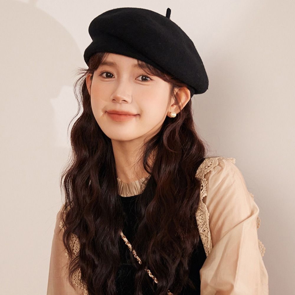 Fashion Warm Winter Wool Beret - Beret French Wool 리뷰 및 가격
