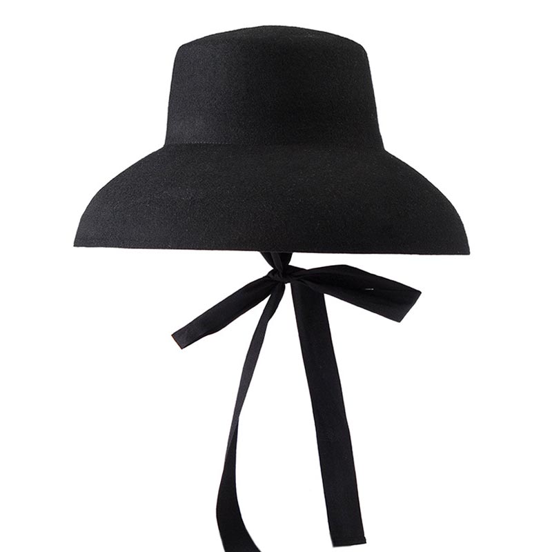 Retro Style Pure Wool Hat Wide - Fedora Hat Wool 리뷰 및 가격