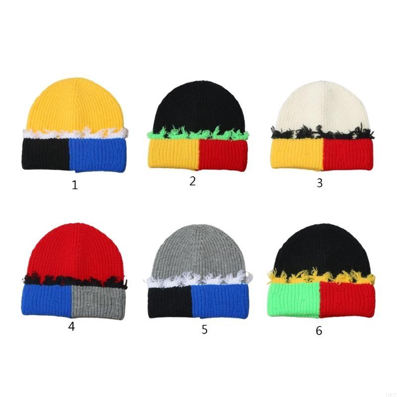 Korean Version Color Matching  - Beanie Cuffed Knit 리뷰 및 가격