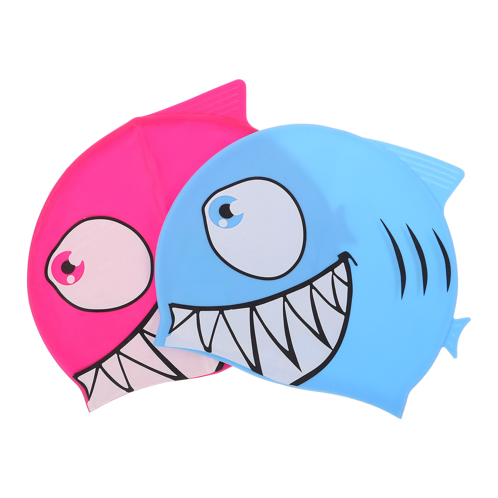 2Pcs Kids Fish Pattern Silicon - Swim Hat Silicone 리뷰 및 가격
