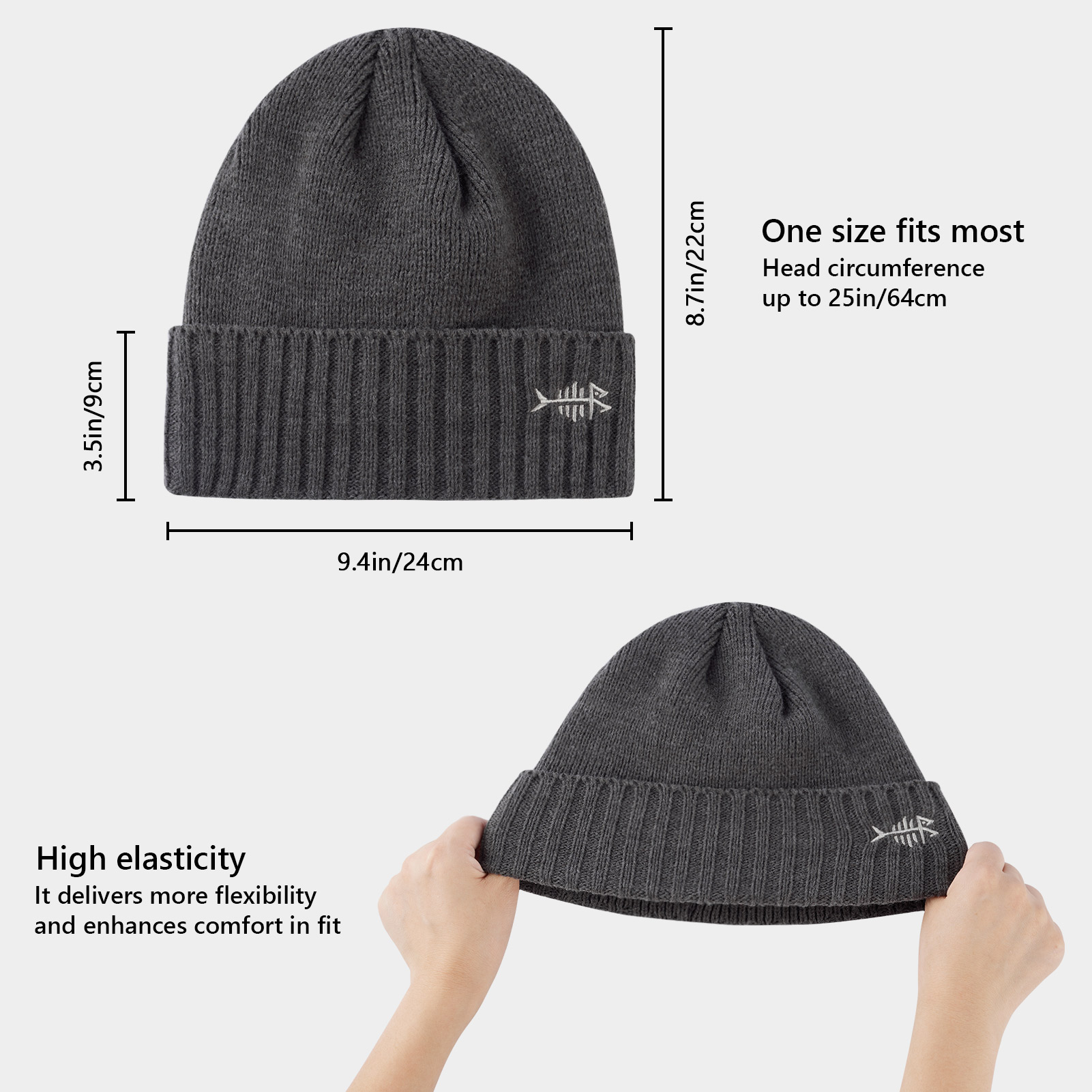 BASSDASH Winter Beanie Hats wi - Beanie Cuffed Knit 리뷰 및 가격