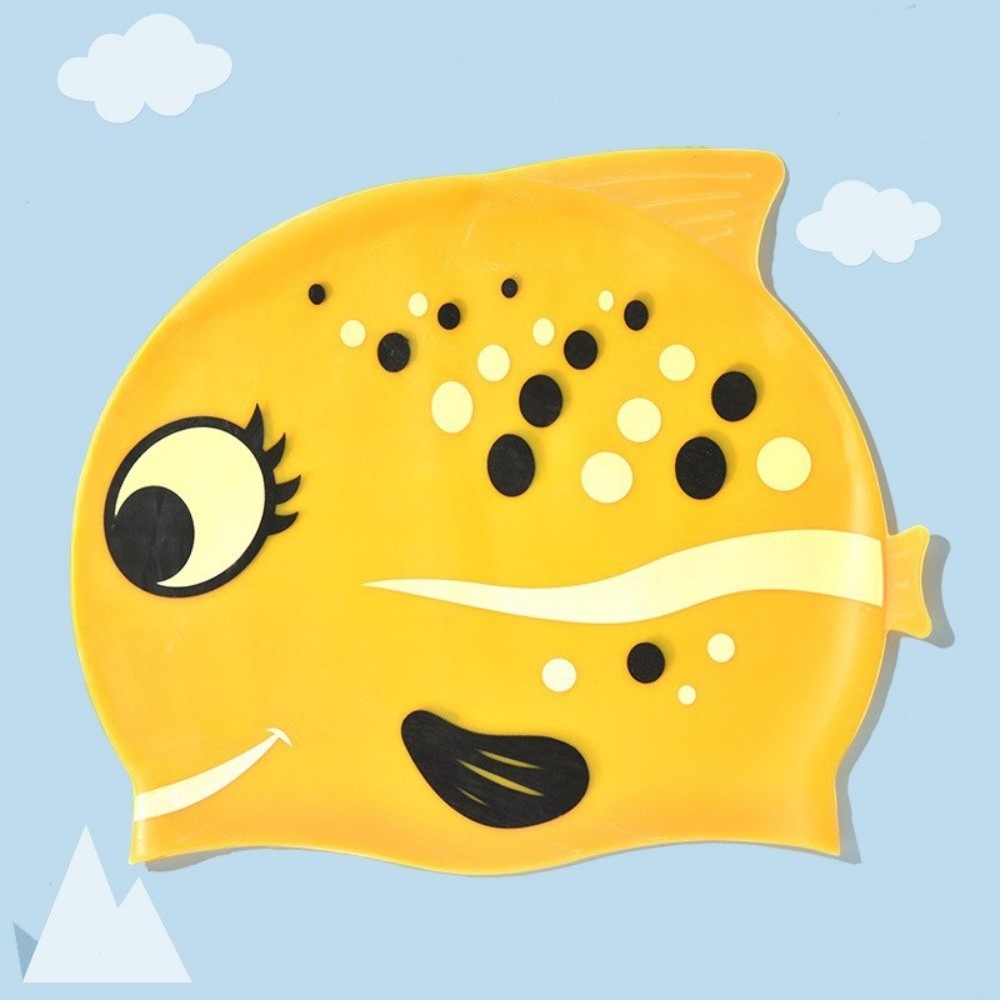 Cute Elastic Children's Swimmi - Swim Hat Silicone 리뷰 및 가격
