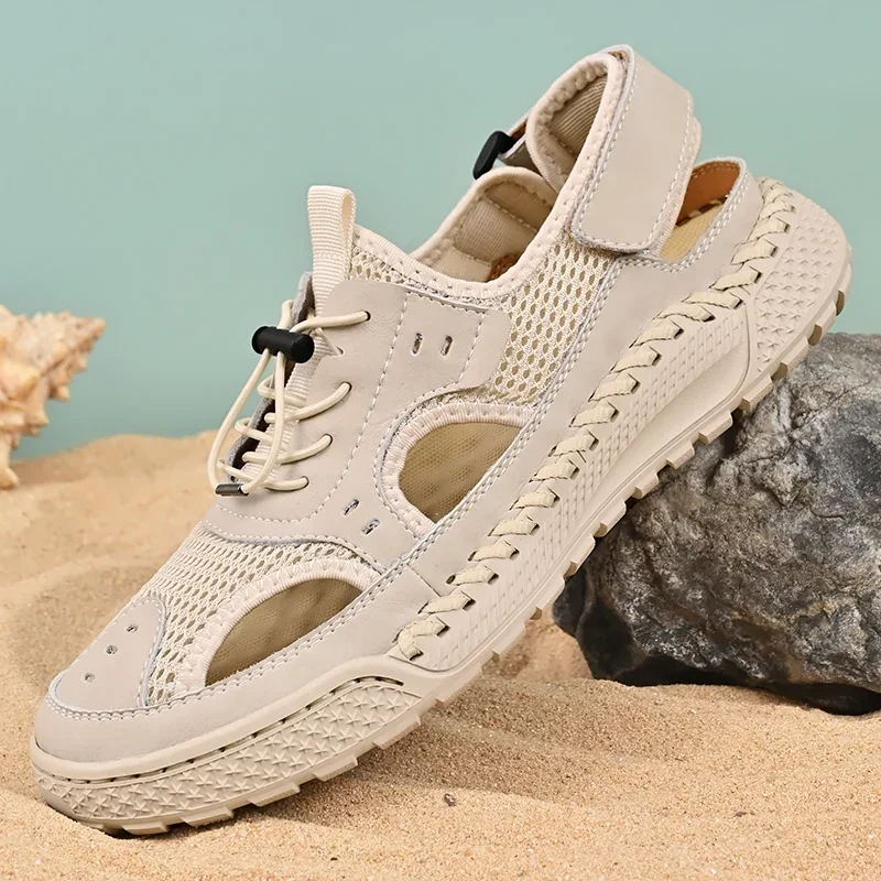 Sandals Men Tide 2025 Summer N - Snapback Hat Flat 리뷰 및 가격