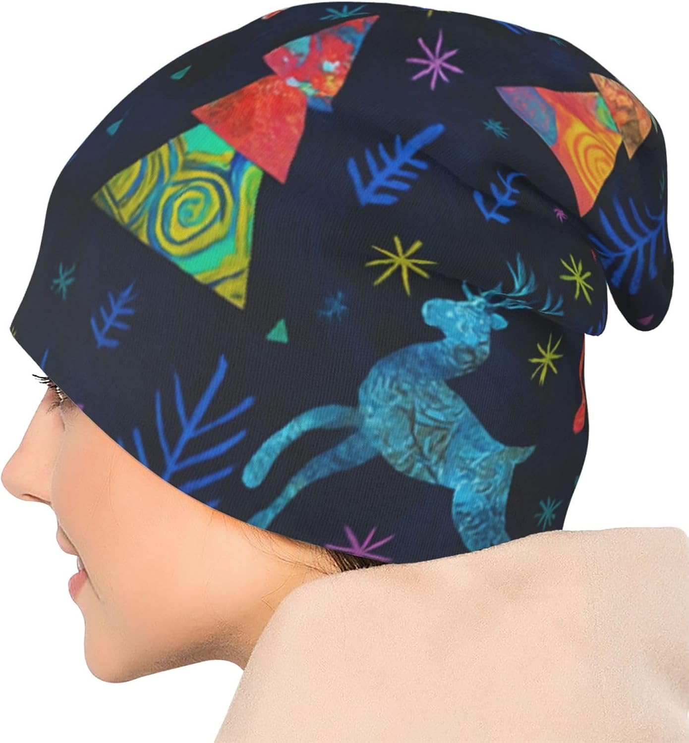 Colorful Candy Knitted Hats Cu - Beanie Cuffed Knit 리뷰 및 가격