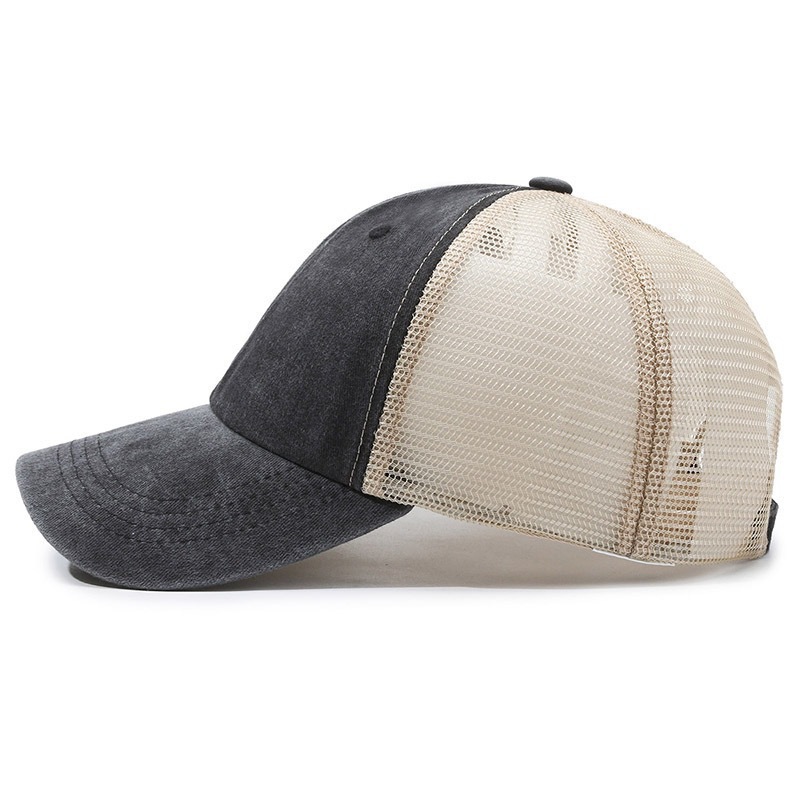 Custom Logo Washed Mesh Cap Br - Visor Sun Hat 리뷰 및 가격