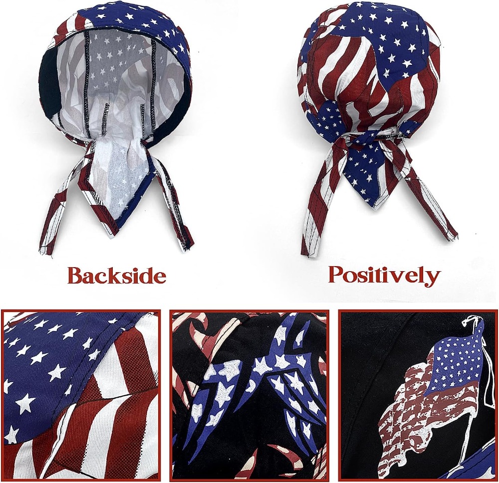 3 Pack Doo Rags for Men, Skull - Skull Cap Helmet Liner 리뷰 및 가격