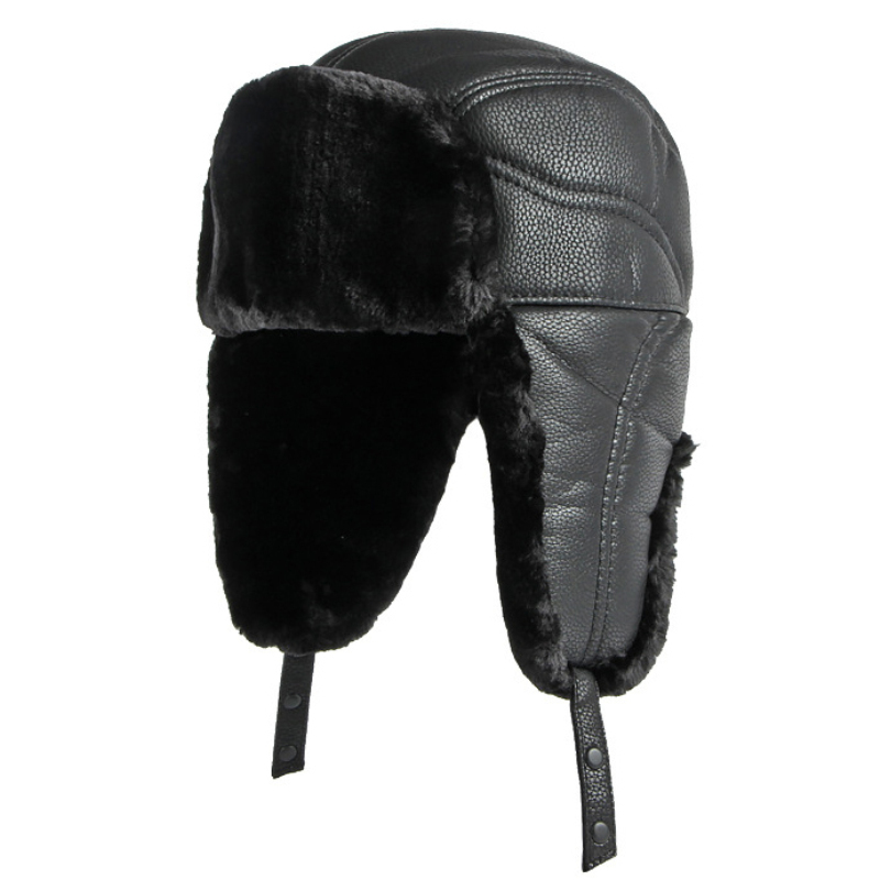 HT4002 New PU Leather Russian  - Trapper Hat Ear Flap 리뷰 및 가격