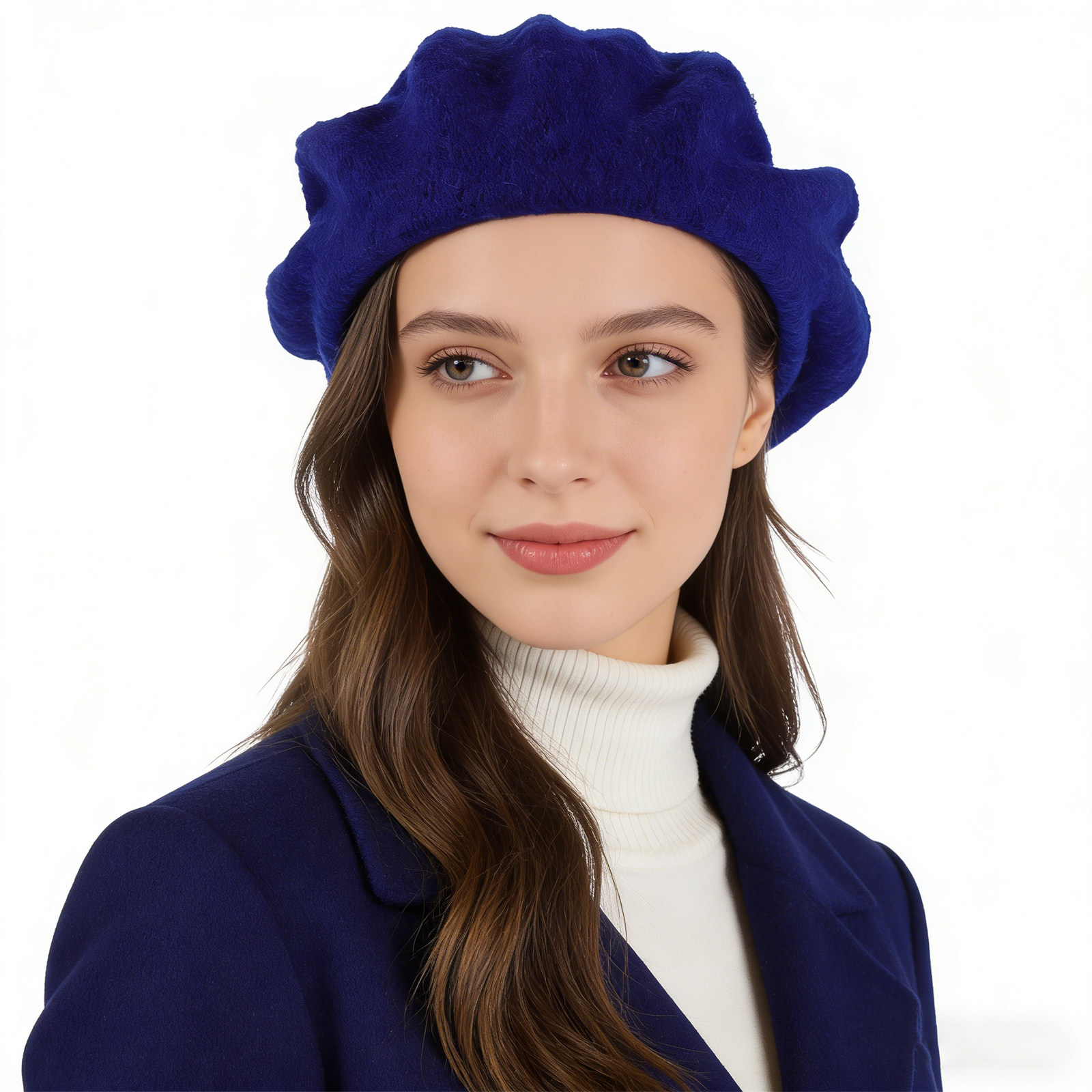 French Beret Hat for Women Nav - Beret French Wool 리뷰 및 가격