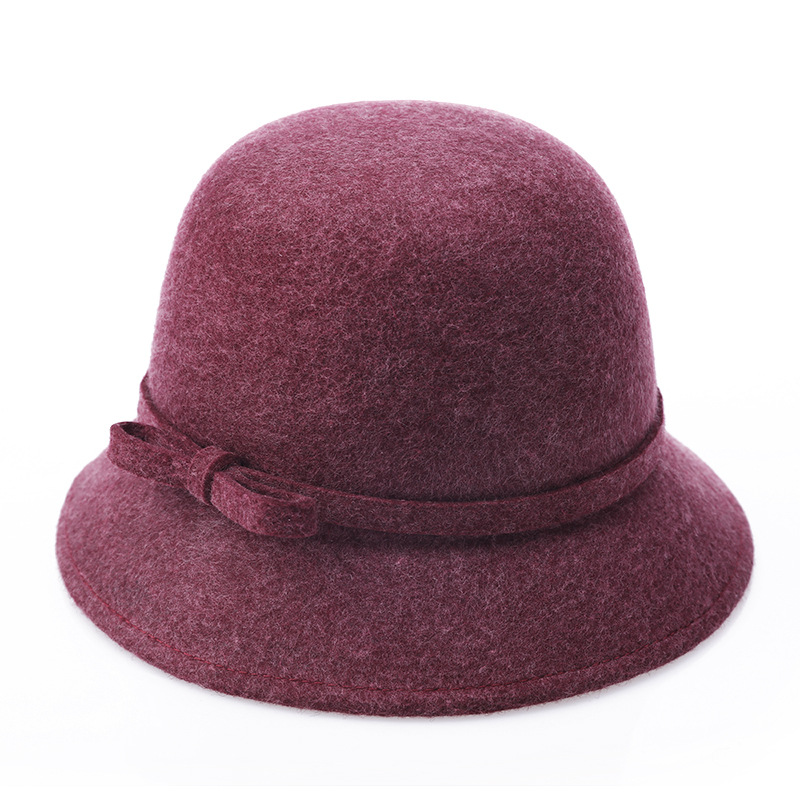 100% Real Wool Women Hats Autu - Fedora Hat Wool 리뷰 및 가격