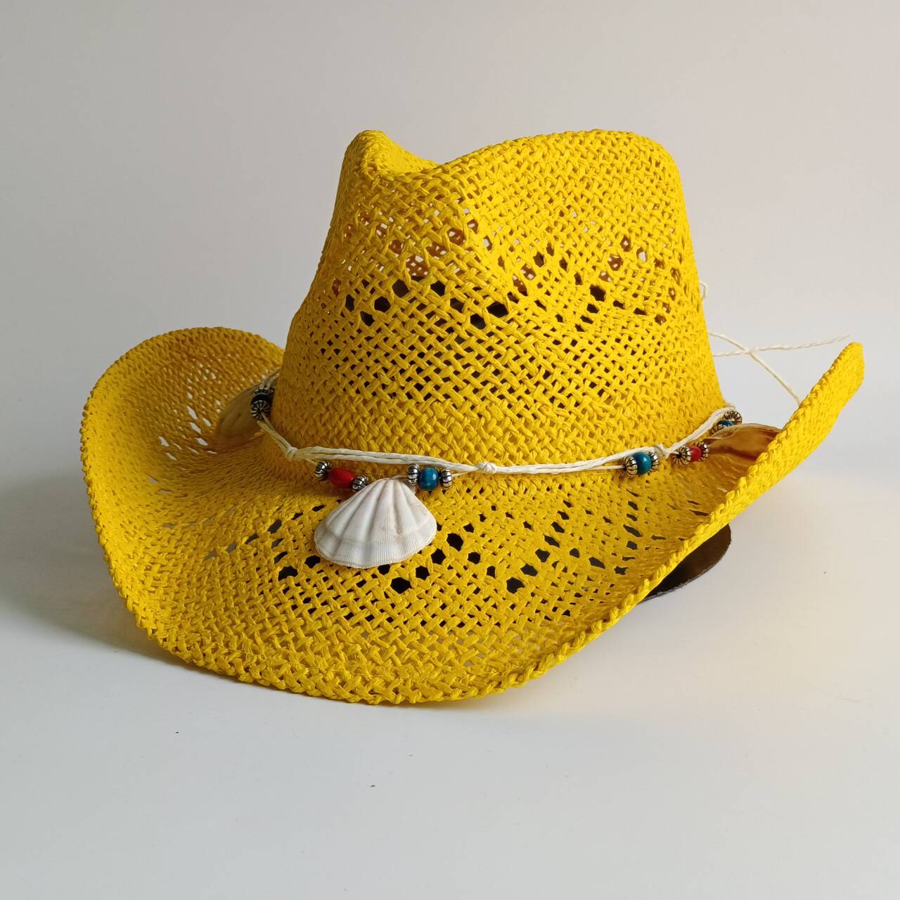 Bright yellow Cowboy Straw Hat - Cowboy Hat Straw 리뷰 및 가격