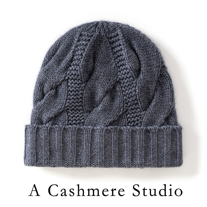 Winter New Women's Pure Cashme - Beanie Cuffed Knit 리뷰 및 가격