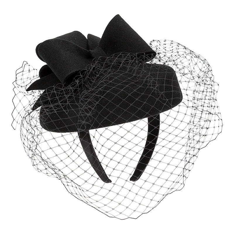 French Black Beret Fascinator  - Beret French Wool 리뷰 및 가격