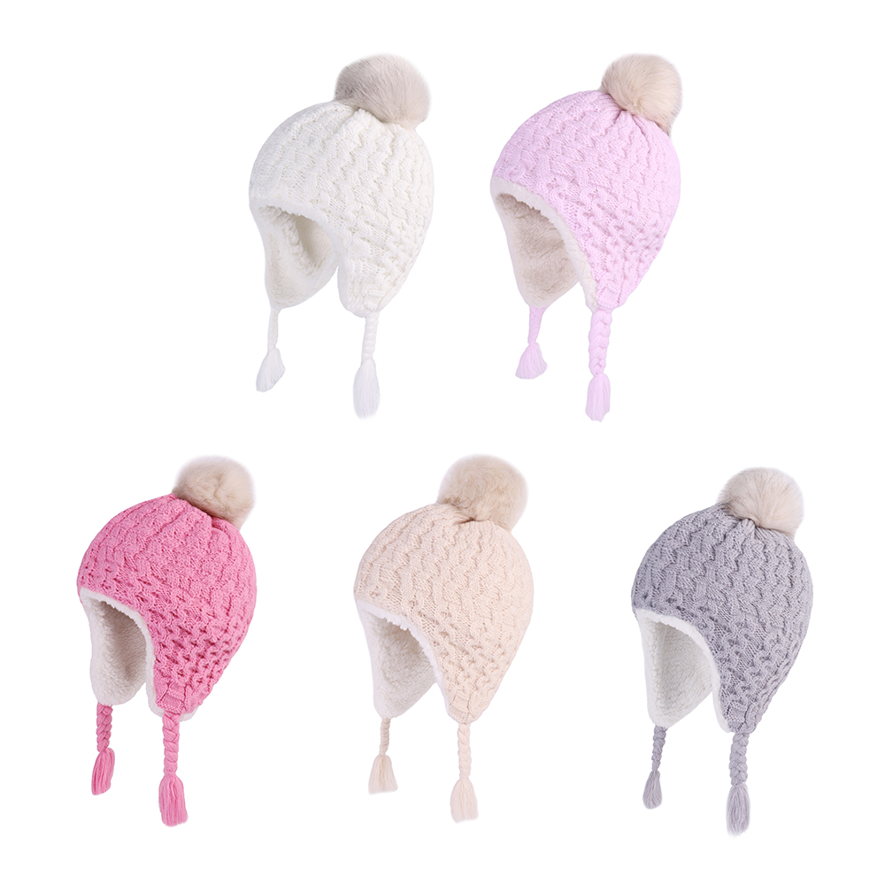 Baby Winter Knit Earflap Hats  - Trapper Hat Ear Flap 리뷰 및 가격