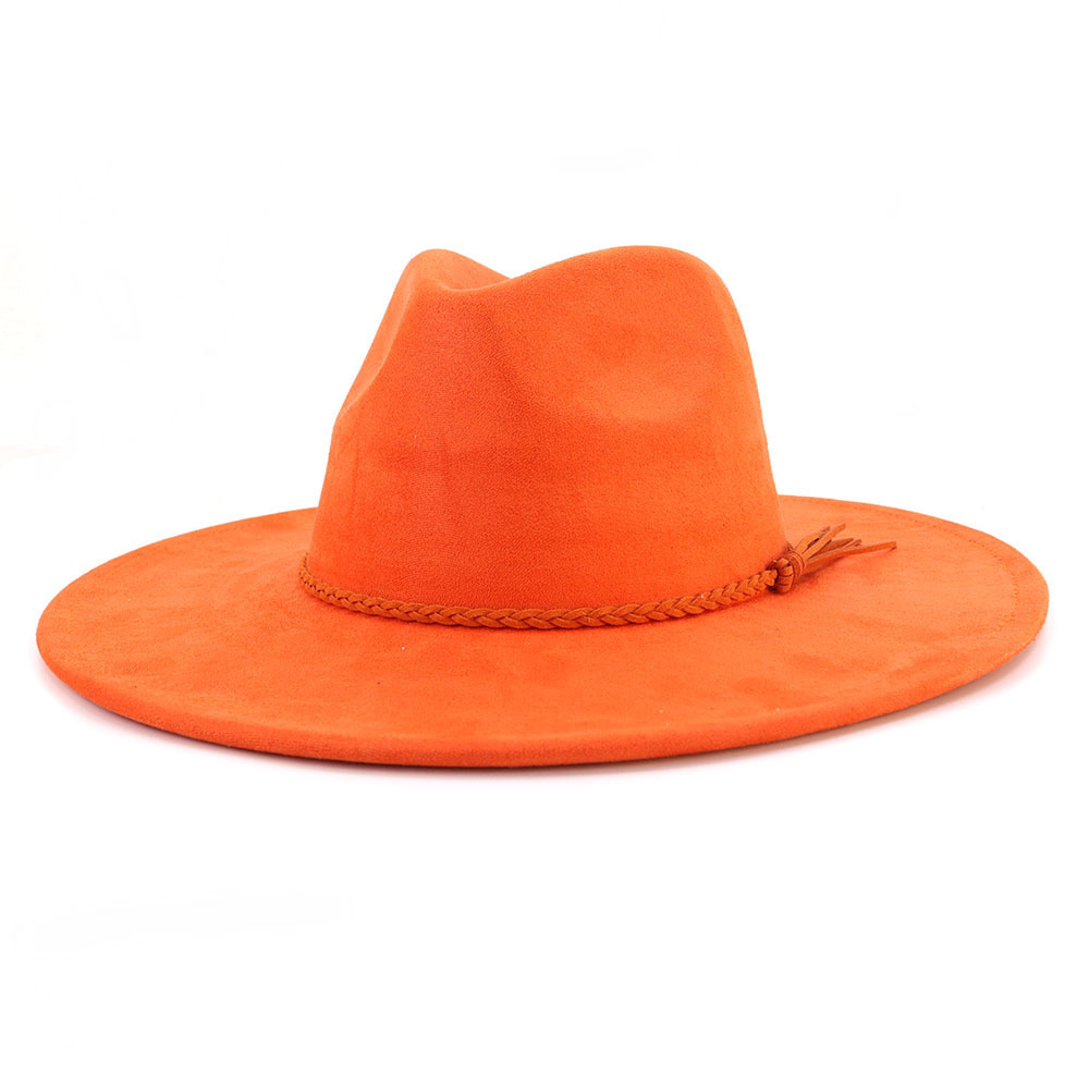 Vegan Suede Hat Teardrop shape - Fedora Hat Wool 리뷰 및 가격