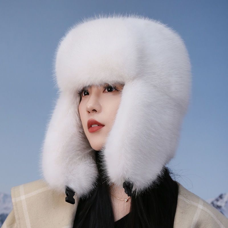 2025 New Winter Women Faux Fur - Winter Trapper Hat 리뷰 및 가격