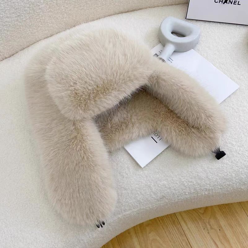 2025 New Winter Women Faux Fur - Winter Trapper Hat 리뷰 및 가격