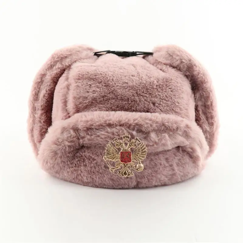 Soviet Badge Ushanka Men&Women - Winter Trapper Hat 리뷰 및 가격