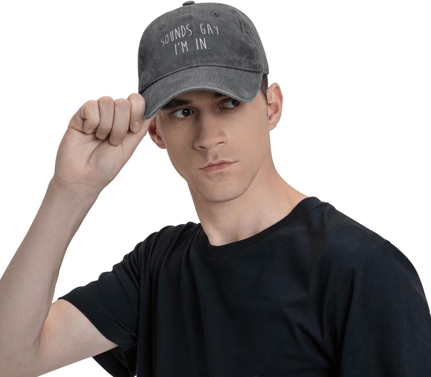 Hat Funny Gay Sounds Gay I'm i - Golf Cap Dad 리뷰 및 가격