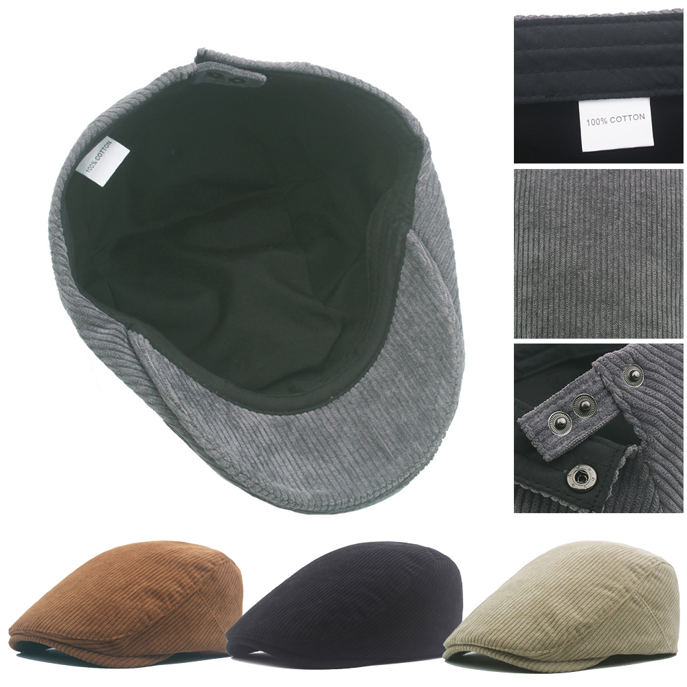 New Beret Corduroy Ivy Cap Hat - Newsboy Cap Ivy 리뷰 및 가격