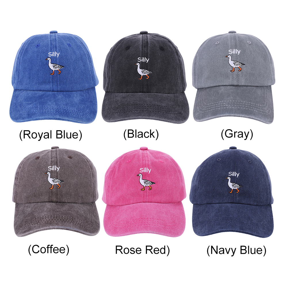 Embroidered Silly Goose Baseba - Dad Hat Cotton 리뷰 및 가격