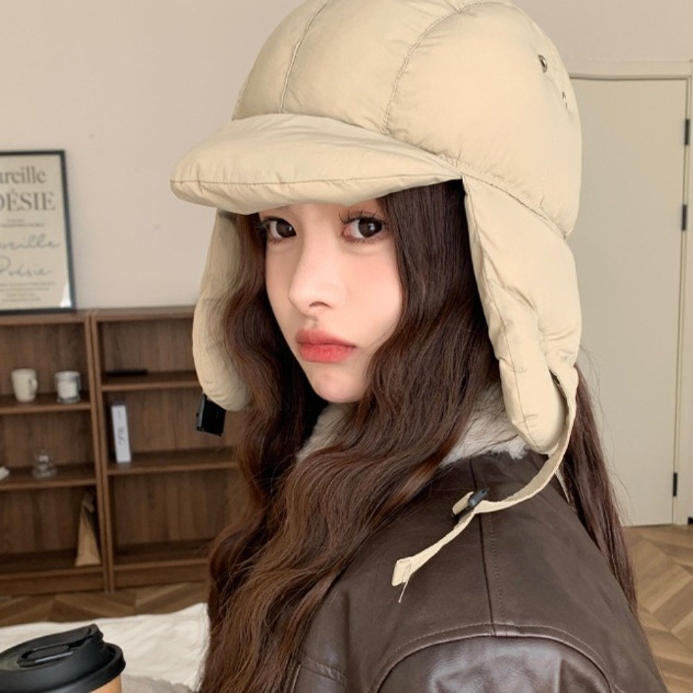Solid Color Padded Bomber Hats - Trapper Hat Ear Flap 리뷰 및 가격