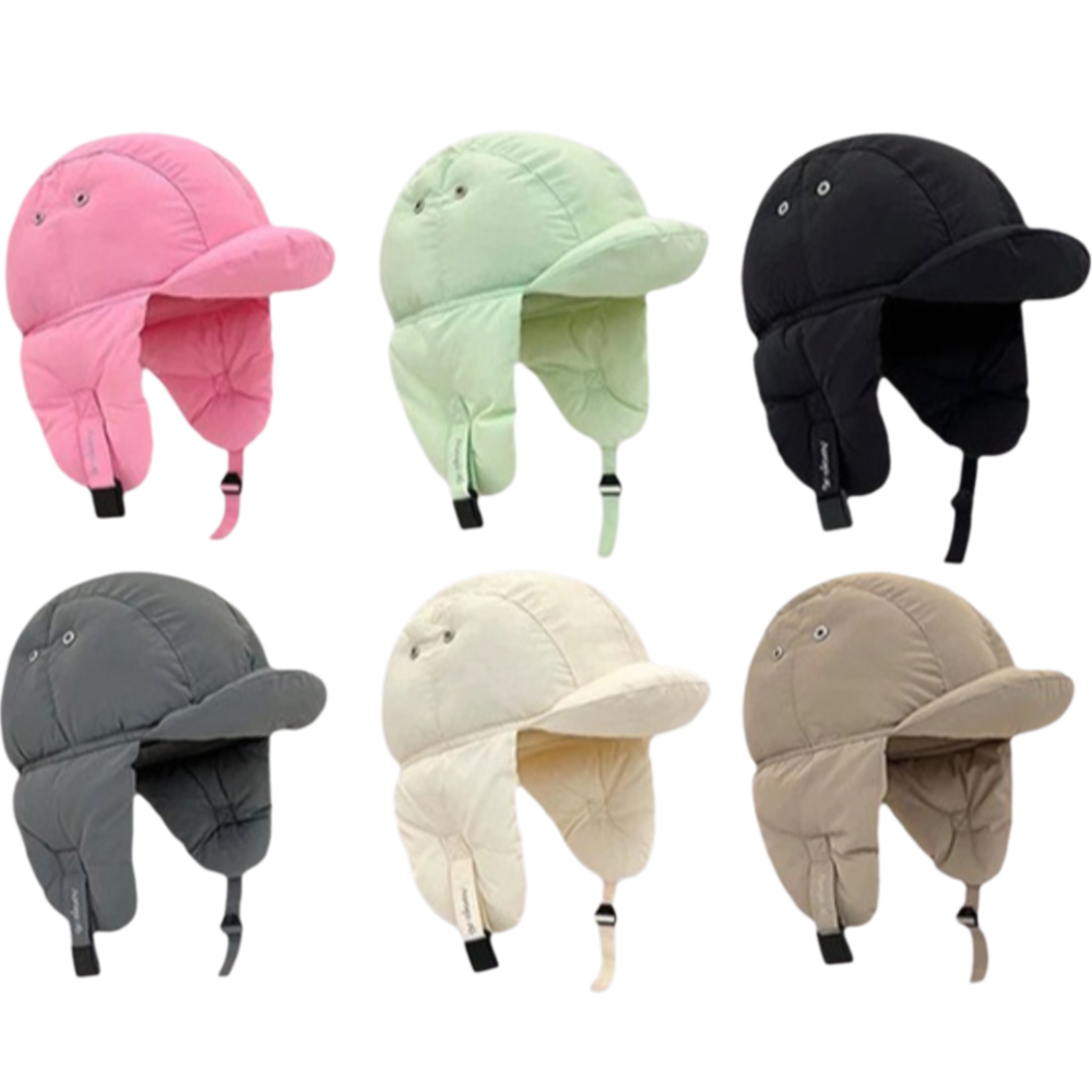 Solid Color Padded Bomber Hats - Trapper Hat Ear Flap 리뷰 및 가격