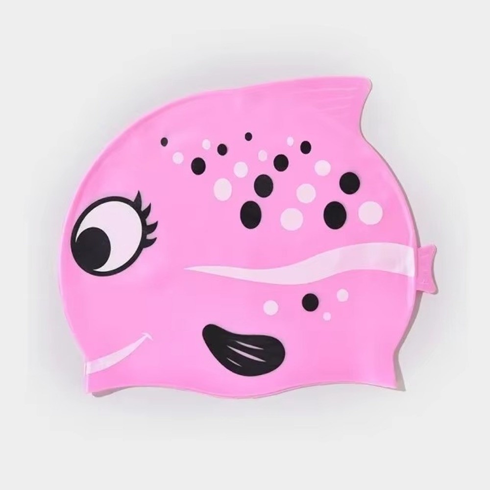 Cute Elastic Children's Swimmi - Swim Hat Silicone 리뷰 및 가격