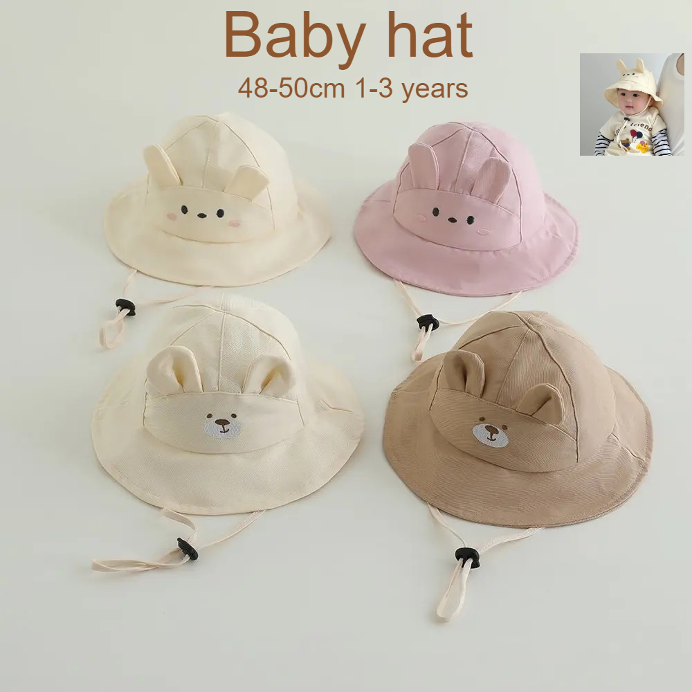 Baby Girls Sun Hat 48-50cm Cot - Bucket Hat Cotton 리뷰 및 가격