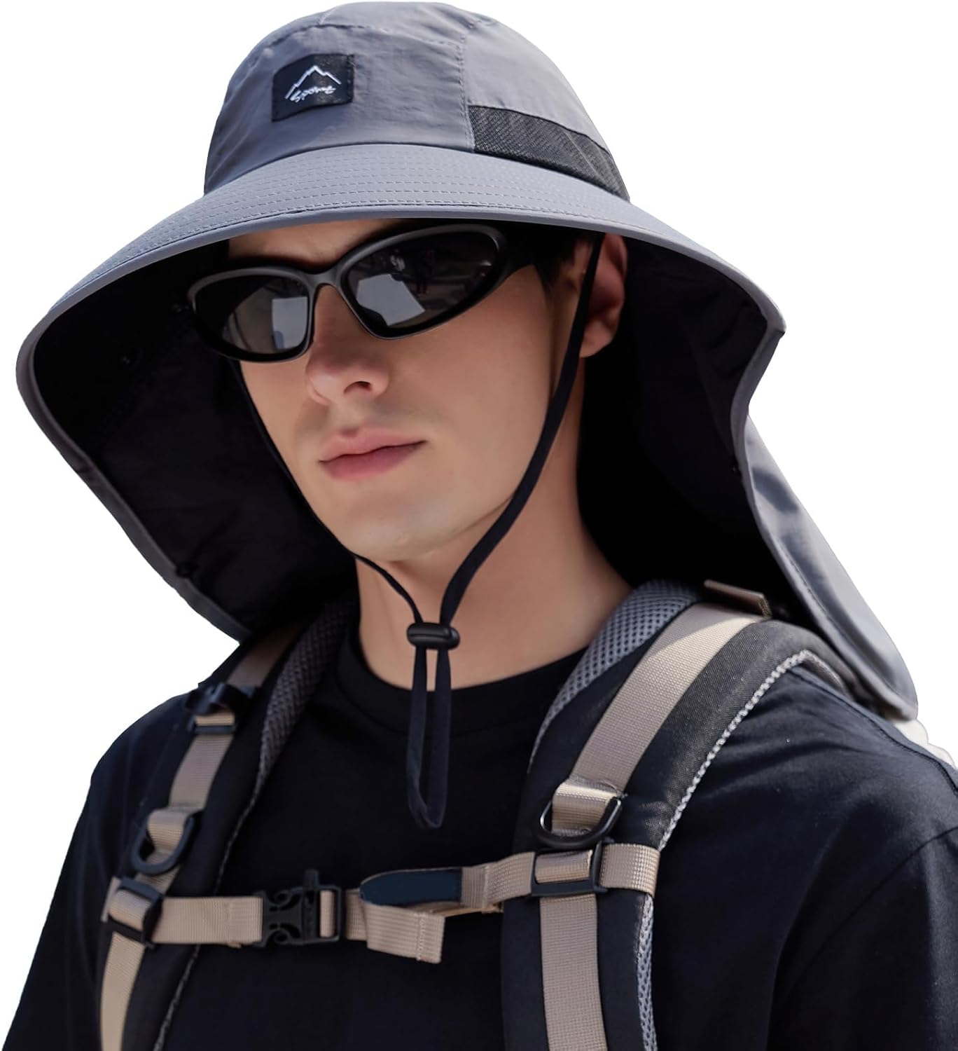 UPF50+ Sun Hat with Neck Flap, - Sun Hat Wide Brim 리뷰 및 가격