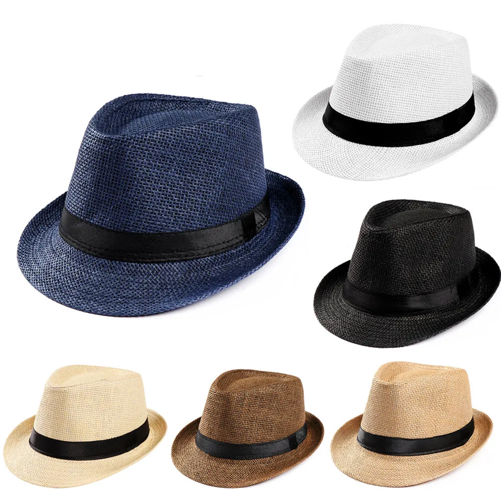 Summer Casual Trendy Beach Sun - Cowboy Hat Straw 리뷰 및 가격
