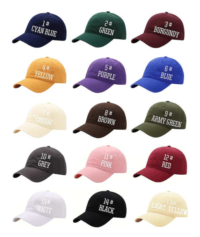 Personalized Embroidered Hat C - Dad Hat Cotton 리뷰 및 가격