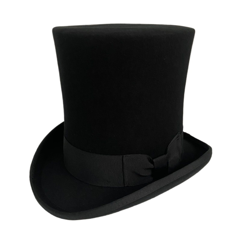 Black Wool Felt Top Hat Men's  - Fedora Hat Wool 리뷰 및 가격