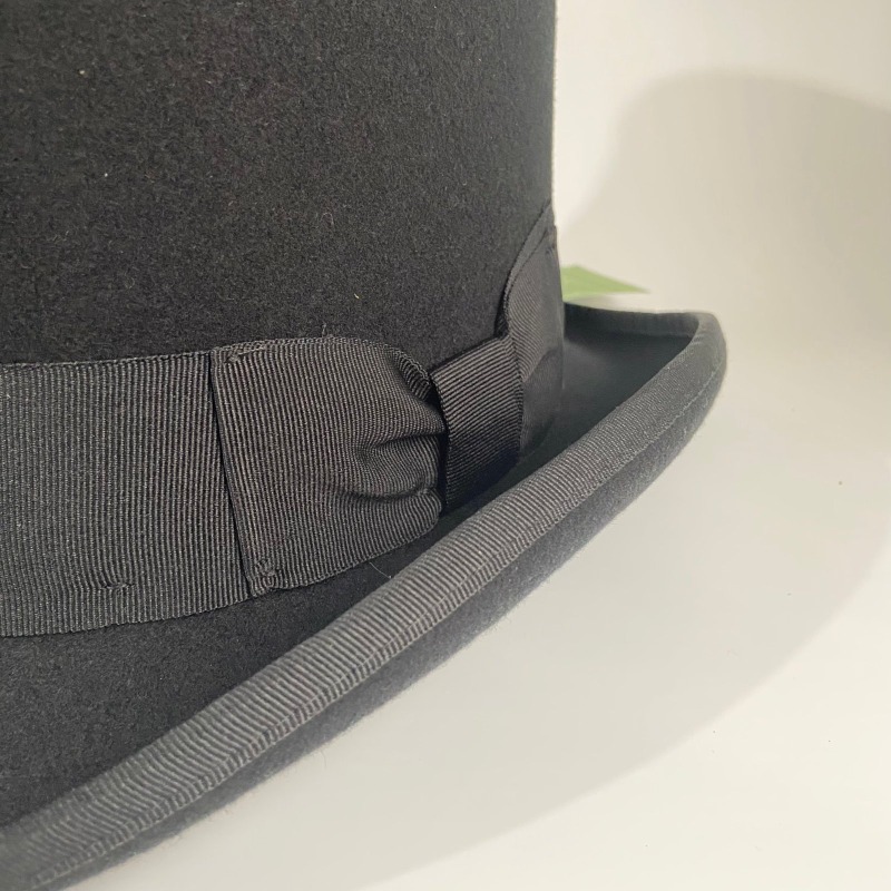 Black Wool Felt Top Hat Men's  - Fedora Hat Wool 리뷰 및 가격