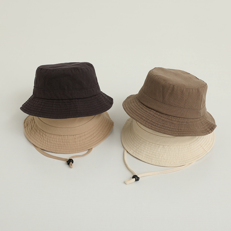Solid Color Kids Bucket Hat Fa - Bucket Hat Cotton 리뷰 및 가격