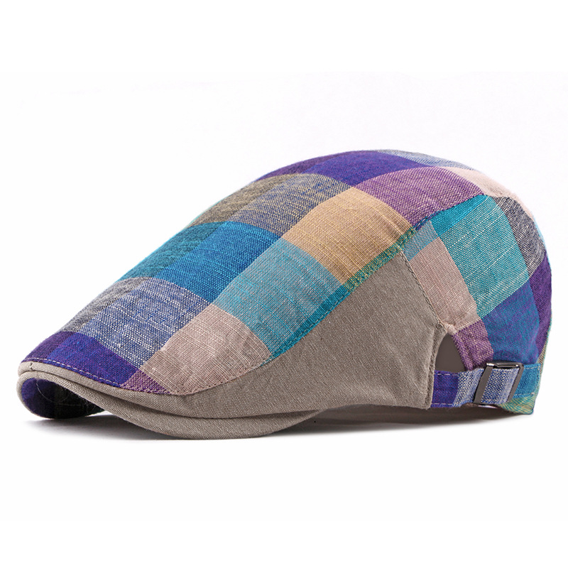 Unisex Cotton Plaid Newsboy Be - Newsboy Cap Ivy 리뷰 및 가격