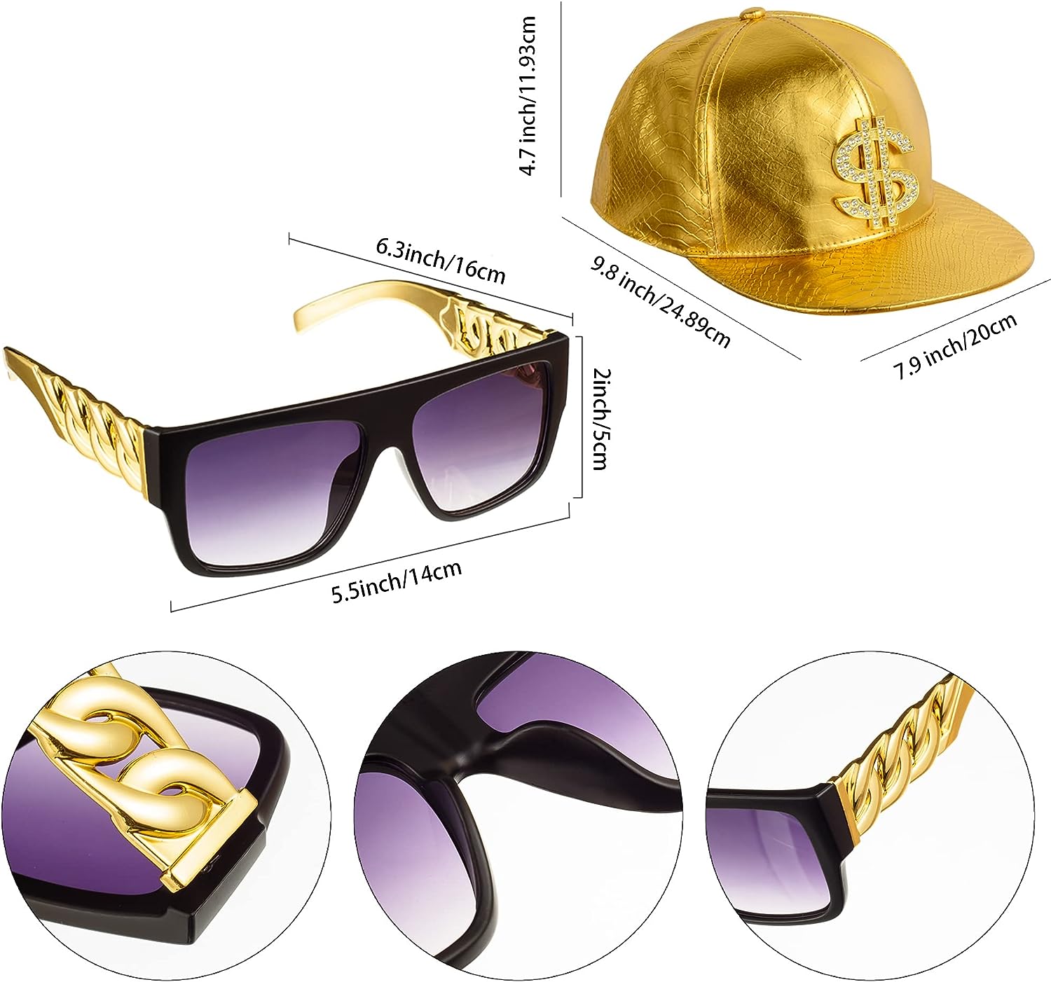 PESENAR 80s 90sHip Hop Costume - Snapback Hat Flat 리뷰 및 가격