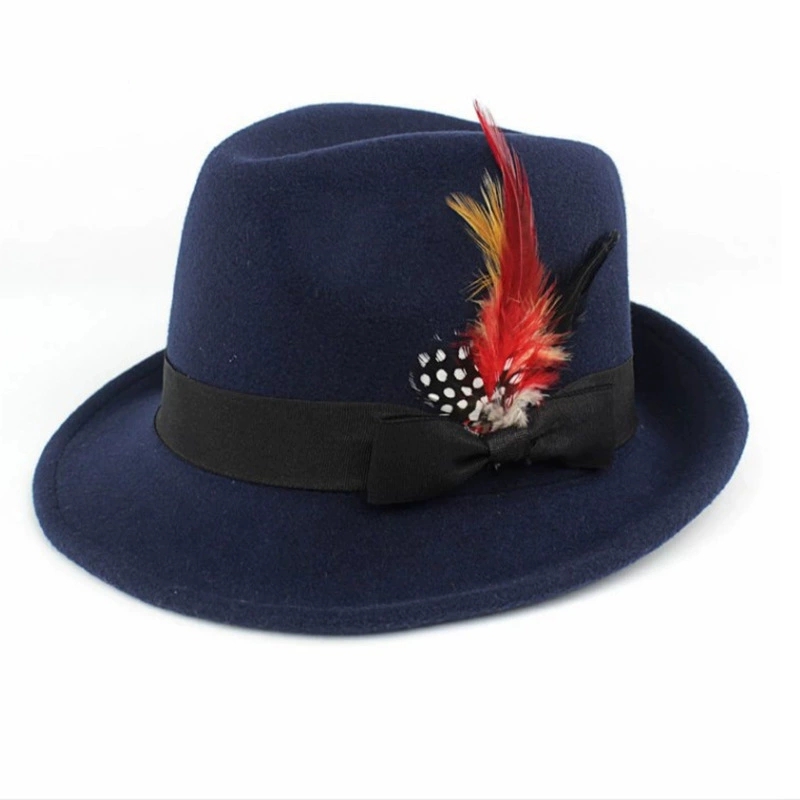 Hot-Selling Feather Top Hat Br - Fedora Hat Wool 리뷰 및 가격