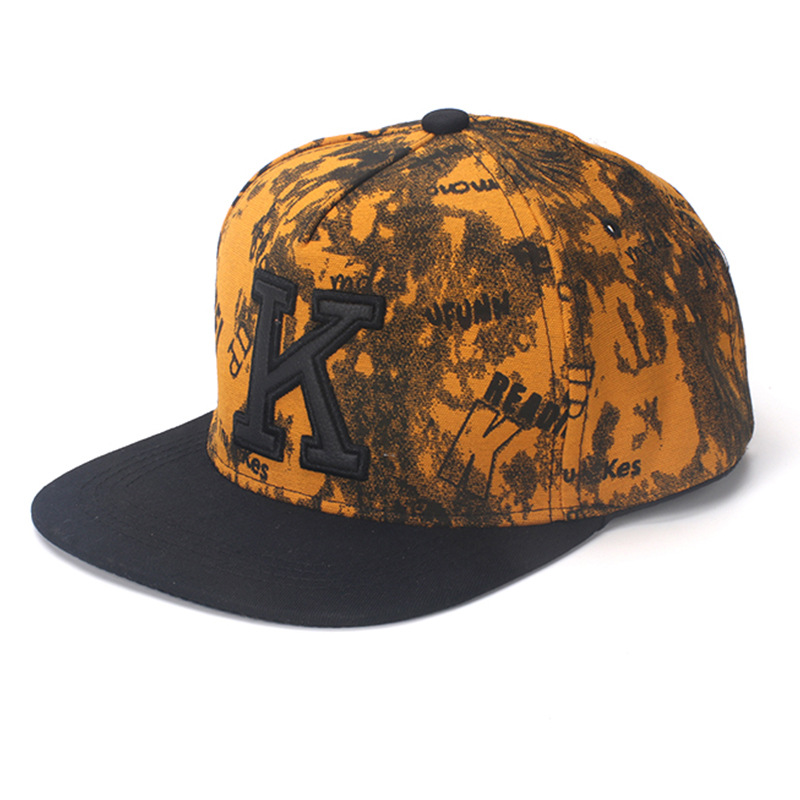 K Letter Hip Hop Baseball Caps - Snapback Hat Flat 리뷰 및 가격